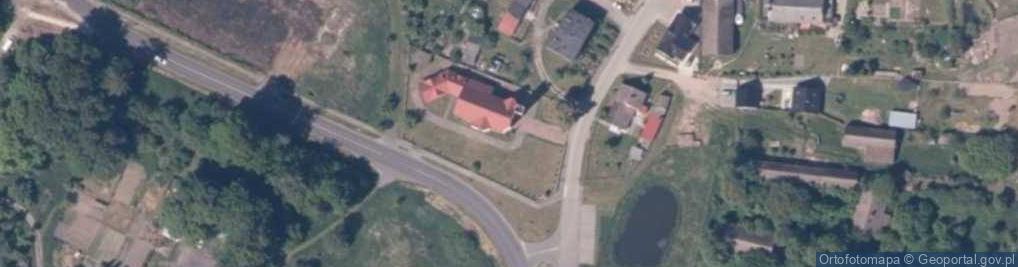 Zdjęcie satelitarne Kapliczka, Figura Świętych, Krzyż