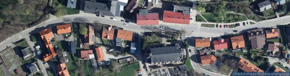Zdjęcie satelitarne Kapliczka, Figura Świętych, Krzyż