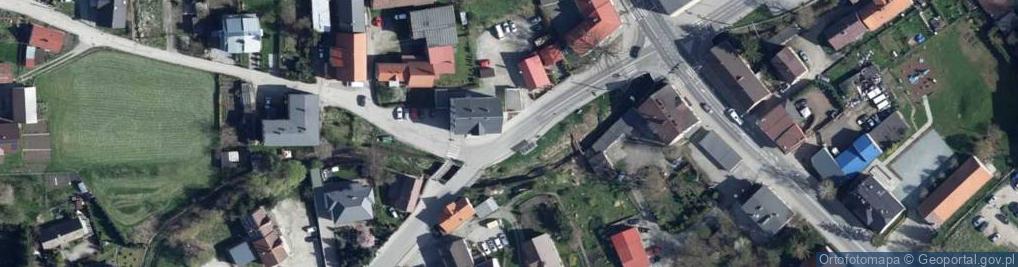 Zdjęcie satelitarne Kapliczka, Figura Świętych, Krzyż