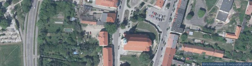 Zdjęcie satelitarne Kapliczka, Figura Świętych, Krzyż