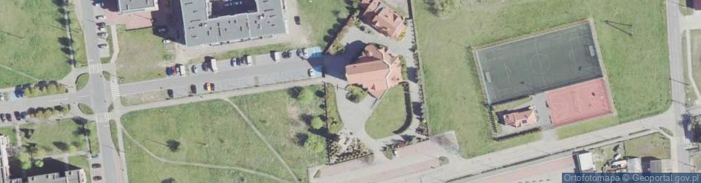 Zdjęcie satelitarne Kapliczka, Figura Świętych, Krzyż