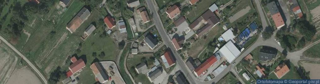 Zdjęcie satelitarne Kapliczka, Figura Świętych, Krzyż