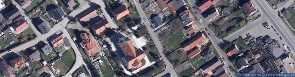 Zdjęcie satelitarne Kapliczka, Figura Świętych, Krzyż