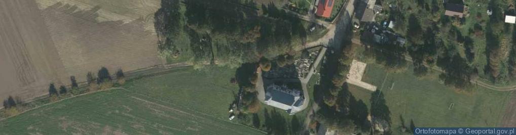 Zdjęcie satelitarne Kapliczka, Figura Świętych, Krzyż