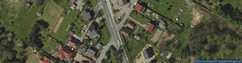 Zdjęcie satelitarne Kapliczka, Figura Świętych, Krzyż