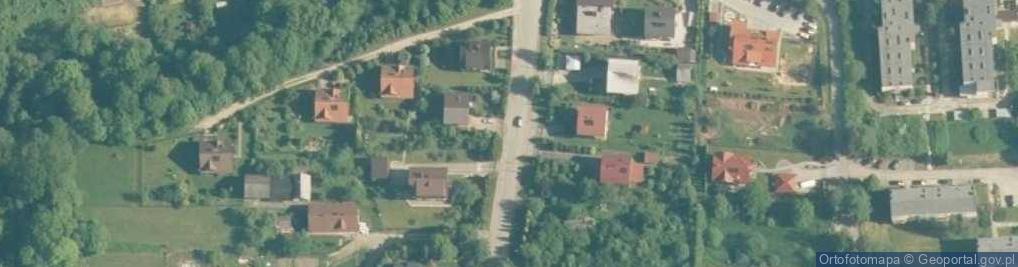 Zdjęcie satelitarne Kapliczka, Figura Świętych, Krzyż