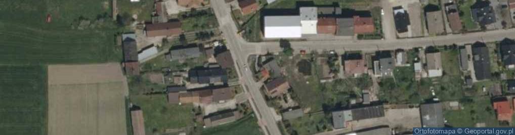 Zdjęcie satelitarne Kapliczka, Figura Świętych, Krzyż