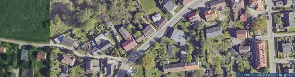 Zdjęcie satelitarne Kapliczka, Figura Świętych, Krzyż