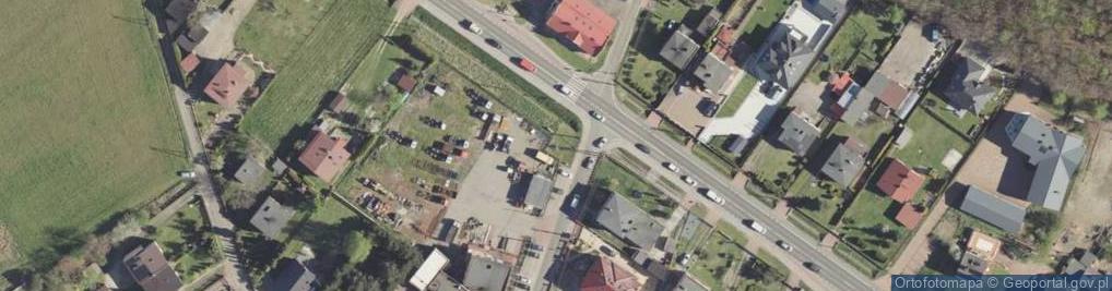 Zdjęcie satelitarne Kapliczka, Figura Świętych, Krzyż