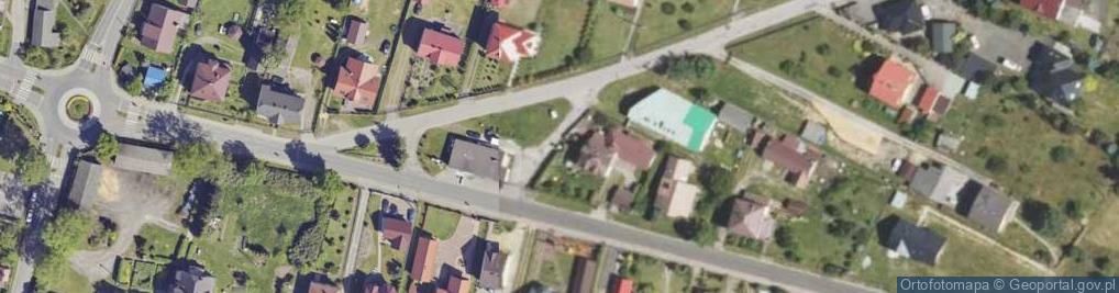 Zdjęcie satelitarne Kapliczka, Figura Świętych, Krzyż