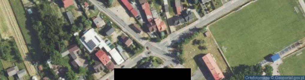 Zdjęcie satelitarne Kapliczka, Figura Świętych, Krzyż