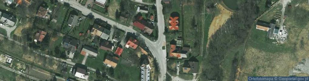 Zdjęcie satelitarne Kapliczka, Figura Świętych, Krzyż