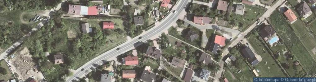 Zdjęcie satelitarne Kapliczka, Figura Świętych, Krzyż