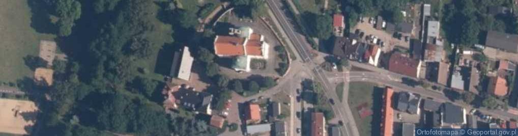 Zdjęcie satelitarne Kapliczka, Figura Świętych, Krzyż