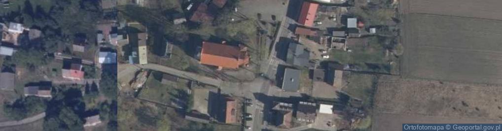 Zdjęcie satelitarne Kapliczka, Figura Świętych, Krzyż