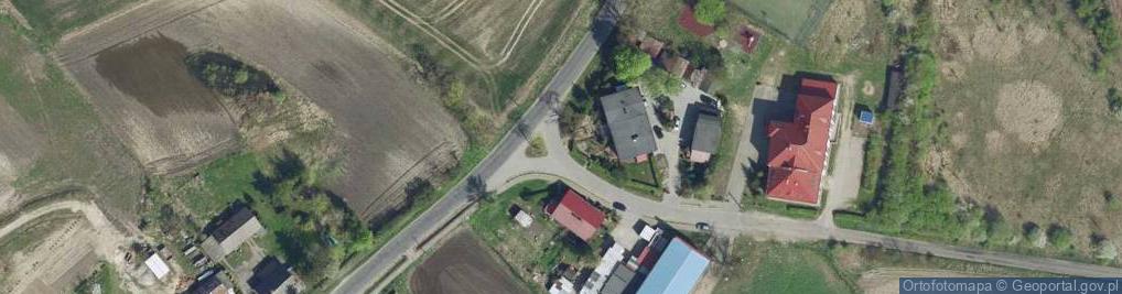 Zdjęcie satelitarne Kapliczka, Figura Świętych, Krzyż