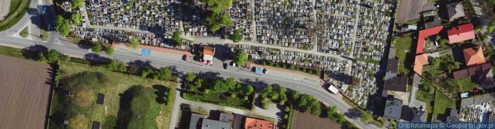 Zdjęcie satelitarne Kapliczka, Figura Świętych, Krzyż