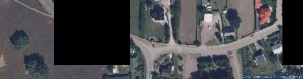 Zdjęcie satelitarne Kapliczka, Figura Świętych, Krzyż