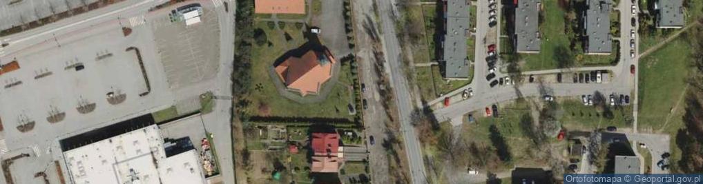 Zdjęcie satelitarne Kapliczka, Figura Świętych, Krzyż