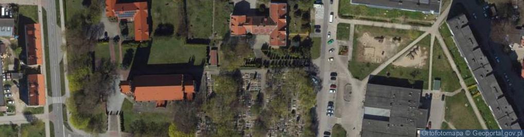 Zdjęcie satelitarne Kapliczka, Figura Świętych, Krzyż