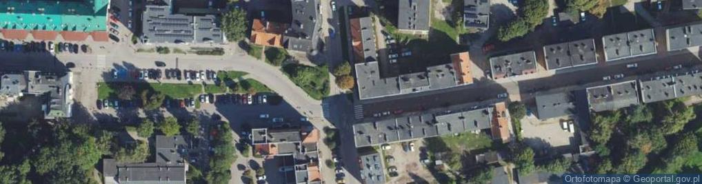 Zdjęcie satelitarne Kapliczka, Figura Świętych, Krzyż