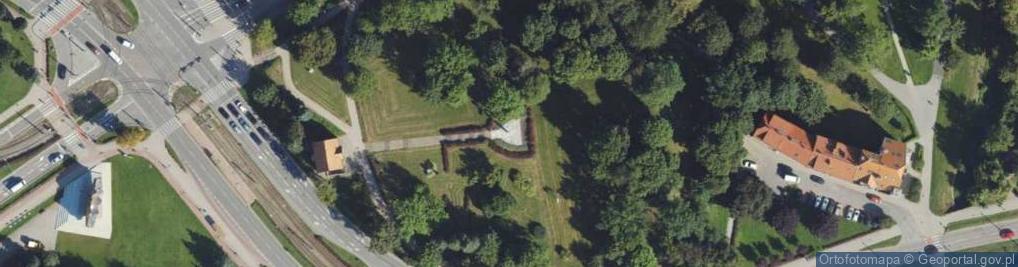 Zdjęcie satelitarne Kapliczka, Figura Świętych, Krzyż