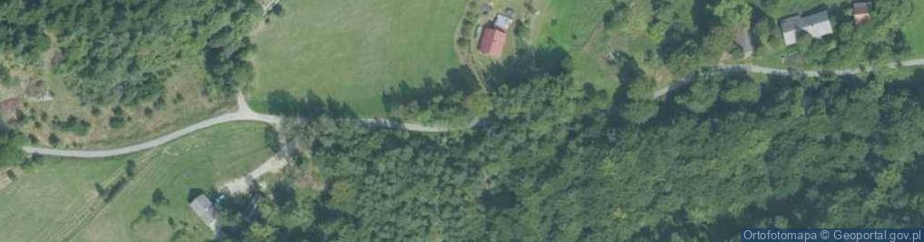 Zdjęcie satelitarne Kapliczka, Figura Świętych, Krzyż