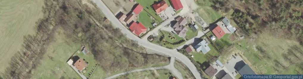 Zdjęcie satelitarne Kapliczka, Figura Świętych, Krzyż