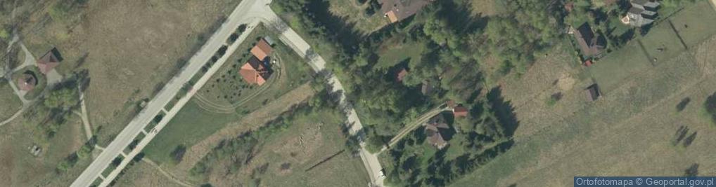 Zdjęcie satelitarne Kapliczka, Figura Świętych, Krzyż