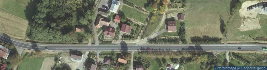 Zdjęcie satelitarne Kapliczka, Figura Świętych, Krzyż