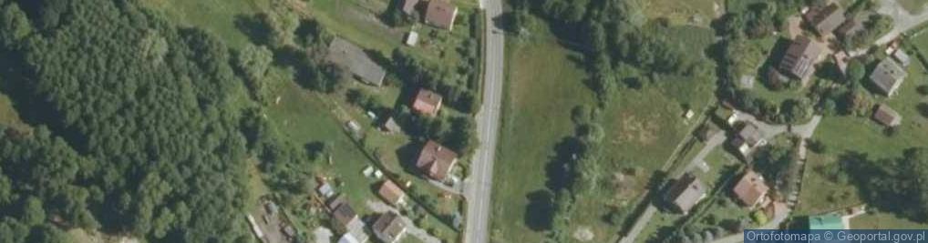 Zdjęcie satelitarne Kapliczka, Figura Świętych, Krzyż