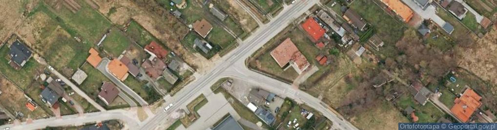 Zdjęcie satelitarne Kapliczka, Figura Świętych, Krzyż