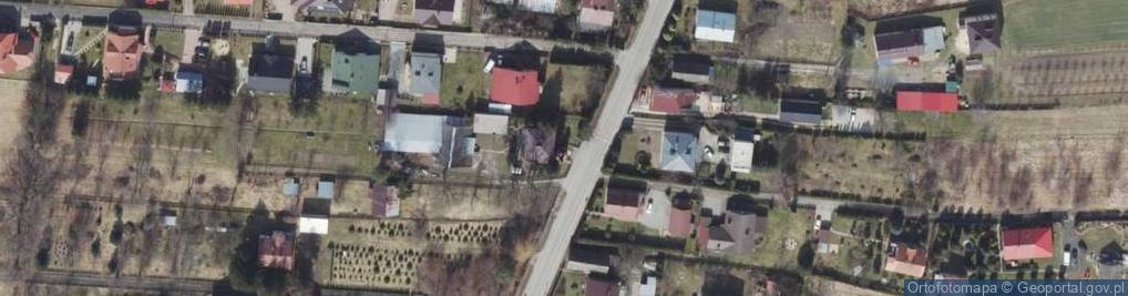 Zdjęcie satelitarne Kapliczka, Figura Świętych, Krzyż