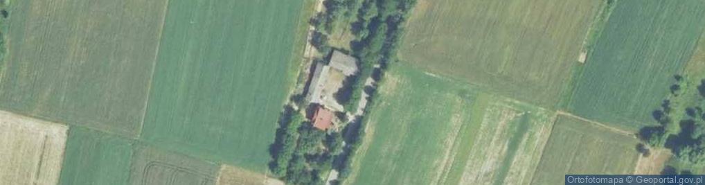 Zdjęcie satelitarne Kapliczka, Figura Świętych, Krzyż