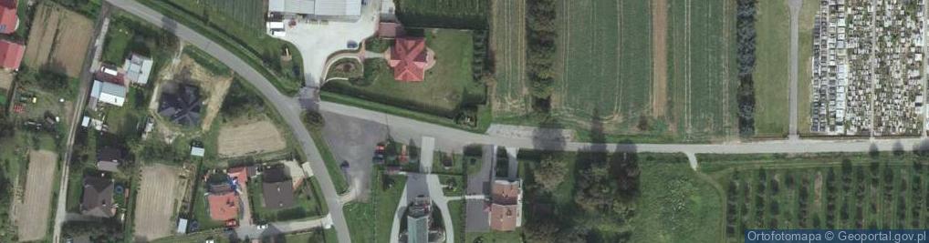 Zdjęcie satelitarne Kapliczka, Figura Świętych, Krzyż