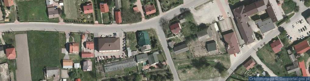 Zdjęcie satelitarne Kapliczka, Figura Świętych, Krzyż
