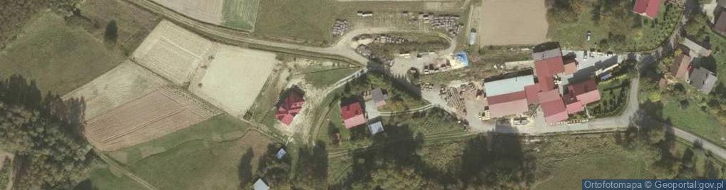Zdjęcie satelitarne Kapliczka, Figura Świętych, Krzyż