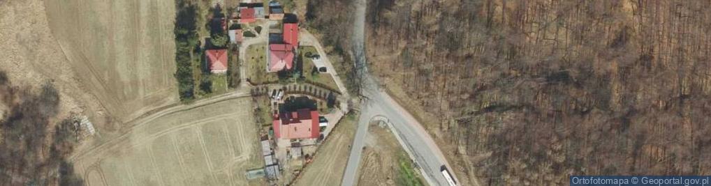 Zdjęcie satelitarne Kapliczka, Figura Świętych, Krzyż
