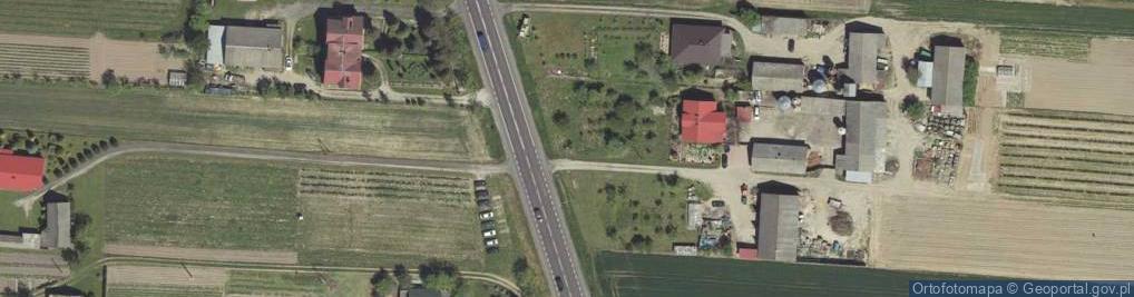 Zdjęcie satelitarne Kapliczka, Figura Świętych, Krzyż