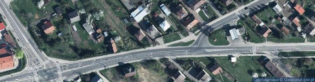 Zdjęcie satelitarne Kapliczka, Figura Świętych, Krzyż