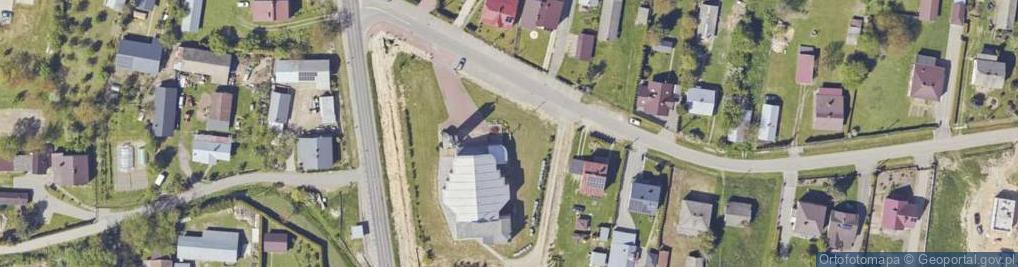 Zdjęcie satelitarne Kapliczka, Figura Świętych, Krzyż