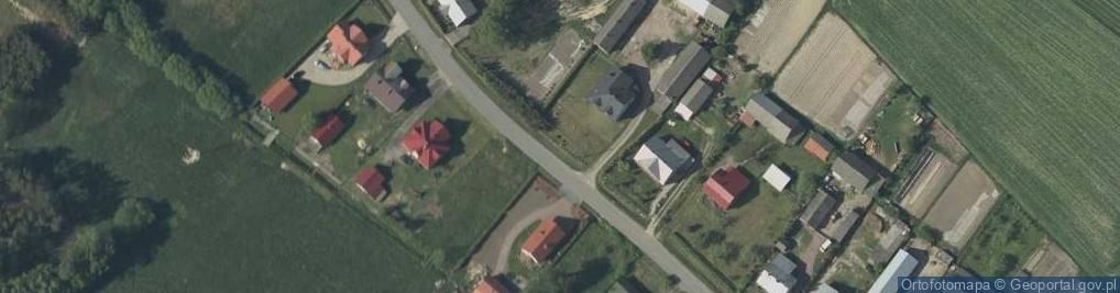 Zdjęcie satelitarne Kapliczka, Figura Świętych, Krzyż