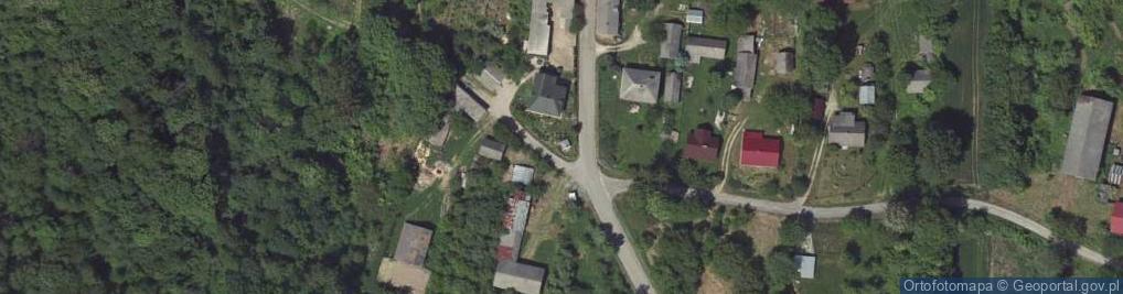 Zdjęcie satelitarne Kapliczka, Figura Świętych, Krzyż
