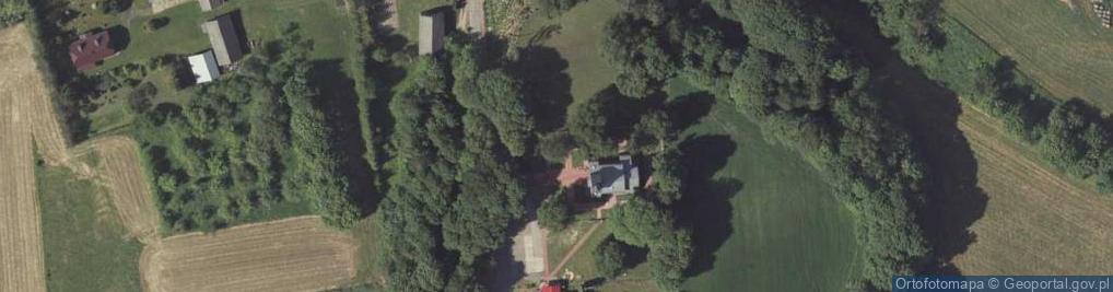 Zdjęcie satelitarne Kapliczka, Figura Świętych, Krzyż