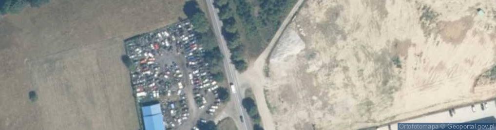 Zdjęcie satelitarne Kapliczka, Figura Świętych, Krzyż