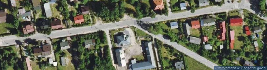Zdjęcie satelitarne Kapliczka, Figura Świętych, Krzyż