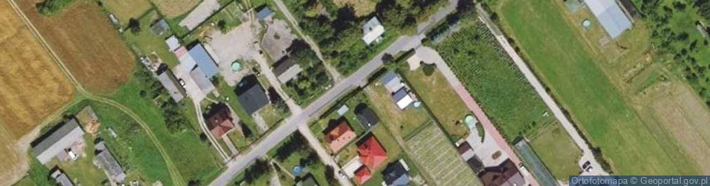 Zdjęcie satelitarne Kapliczka, Figura Świętych, Krzyż