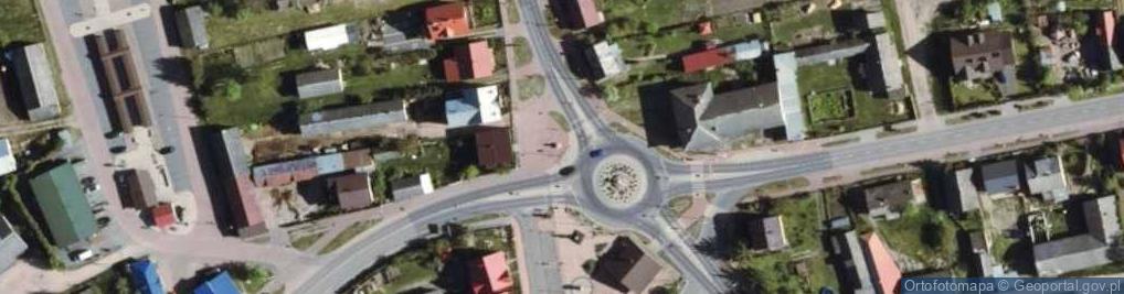 Zdjęcie satelitarne Kapliczka, Figura Świętych, Krzyż