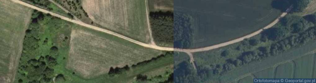 Zdjęcie satelitarne Kapliczka, Figura Świętych, Krzyż