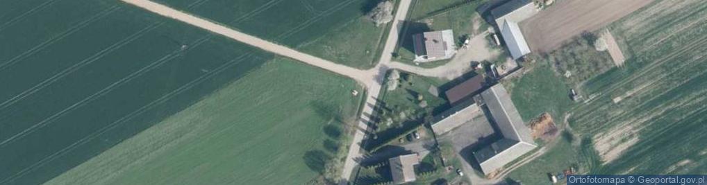 Zdjęcie satelitarne Kapliczka, Figura Świętych, Krzyż